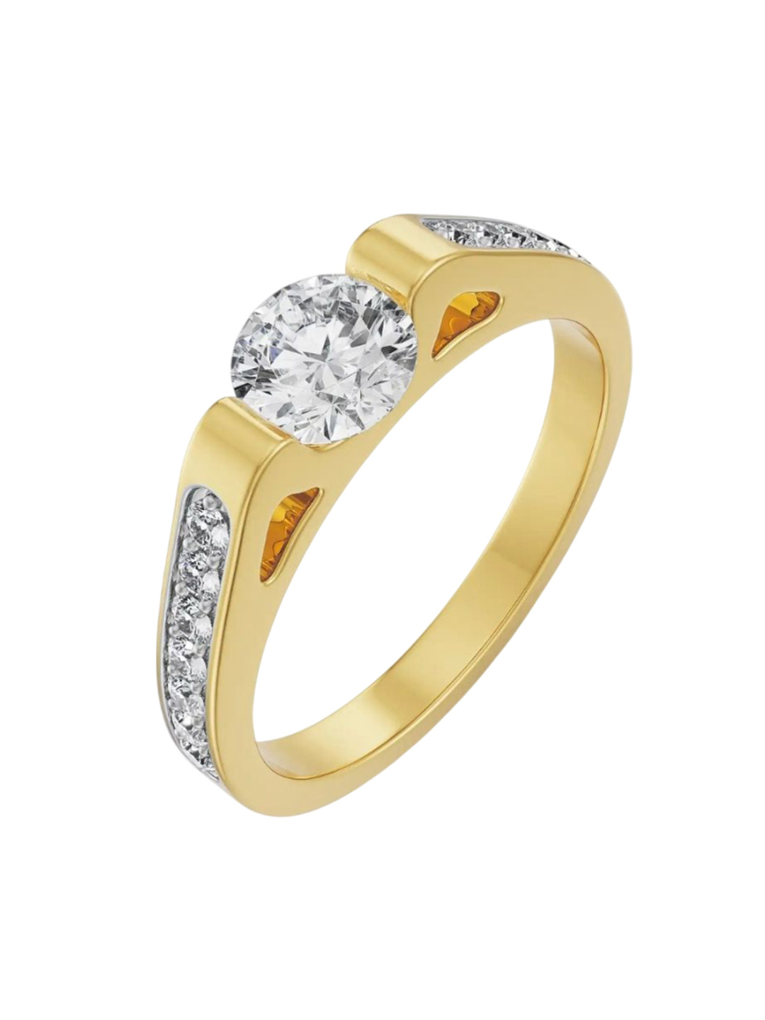 Emori Samantha Solitaire Engagement Lab Diamond in 14KT Gold Ring