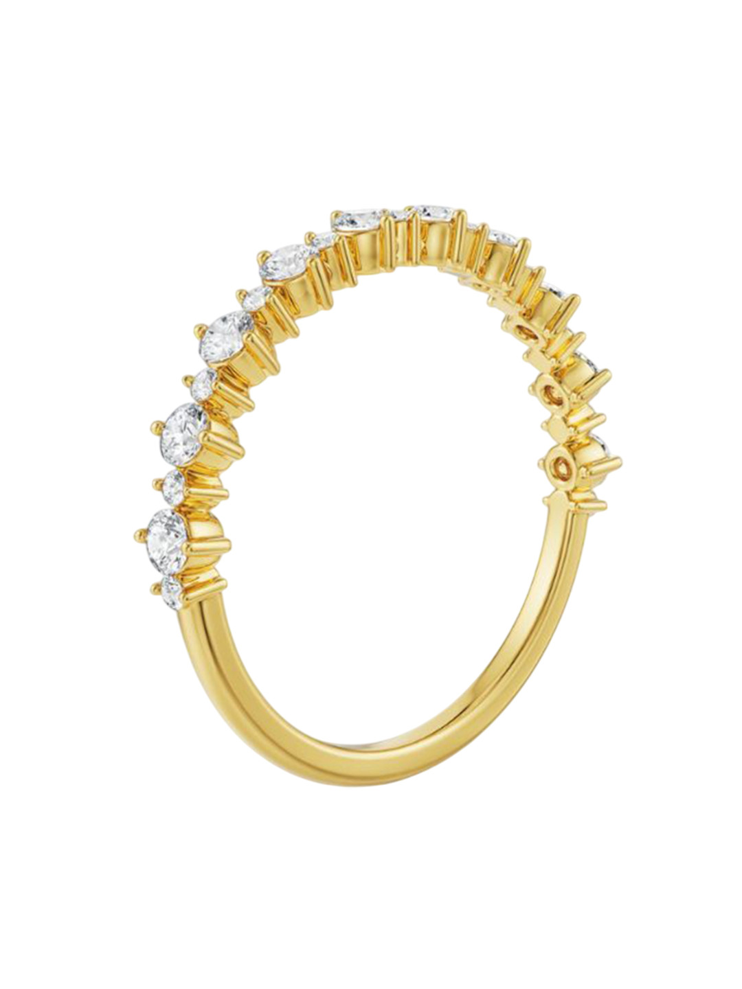 Emori Wavy Lab Diamond in 14KT Gold Band