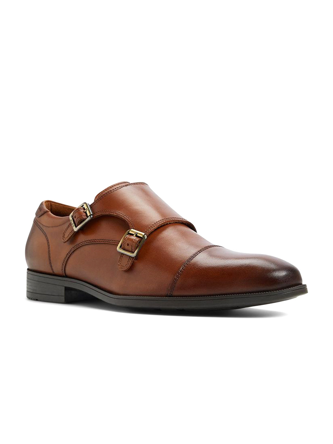 ALDO Men Leather Formal Monk Shoes
