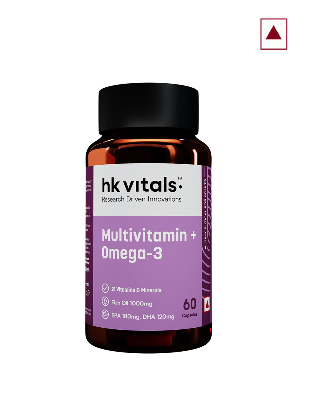HK VITALS Multivitamin With Omega-3 Supplement - 60 Capsules