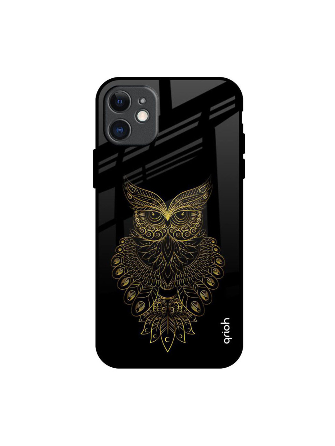 QRIOH Golden Owl Printed iPhone 11 Back Case