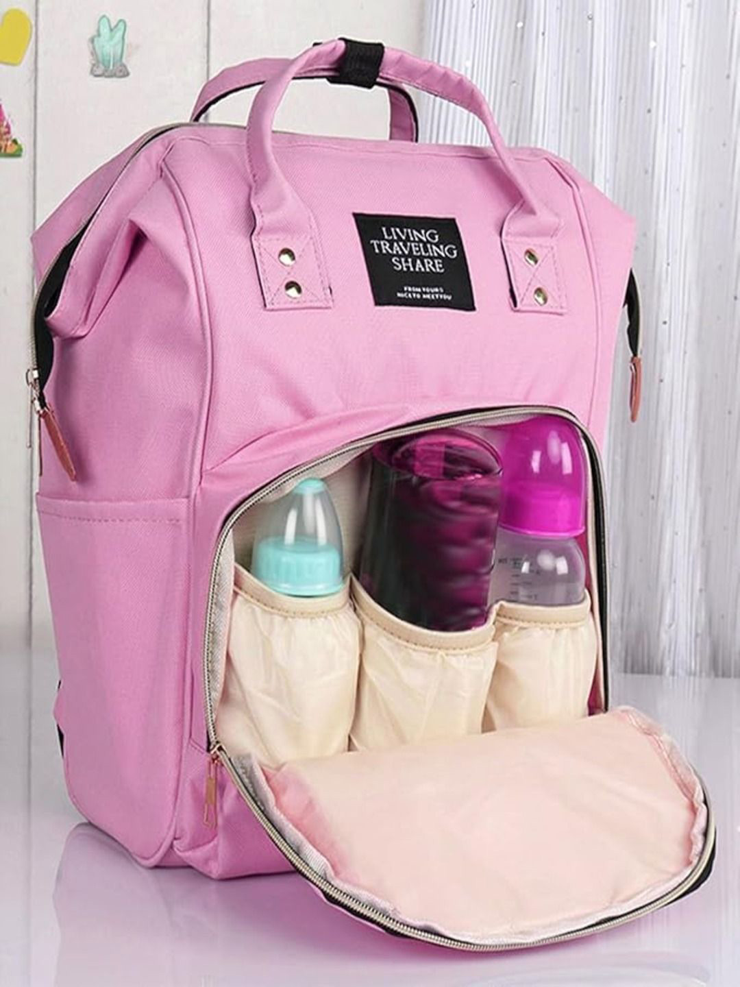 ANNA CREATIONS Unisex Diaper Bag Backpack