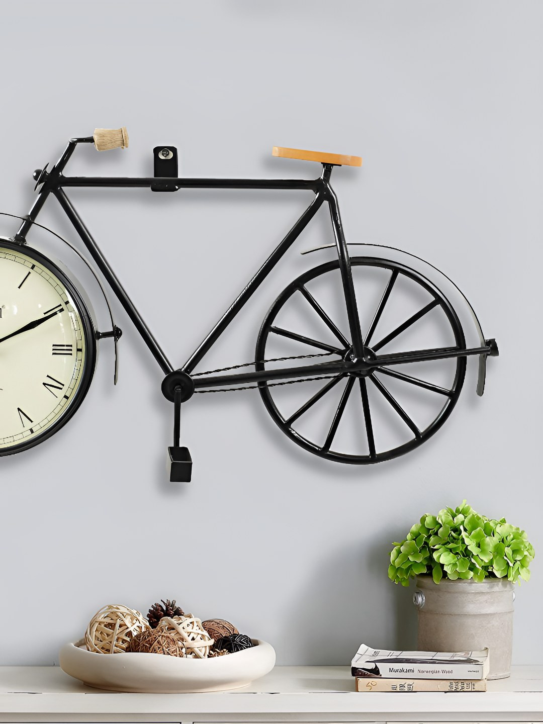 CRAFTEL Multicoloured Wall Clock