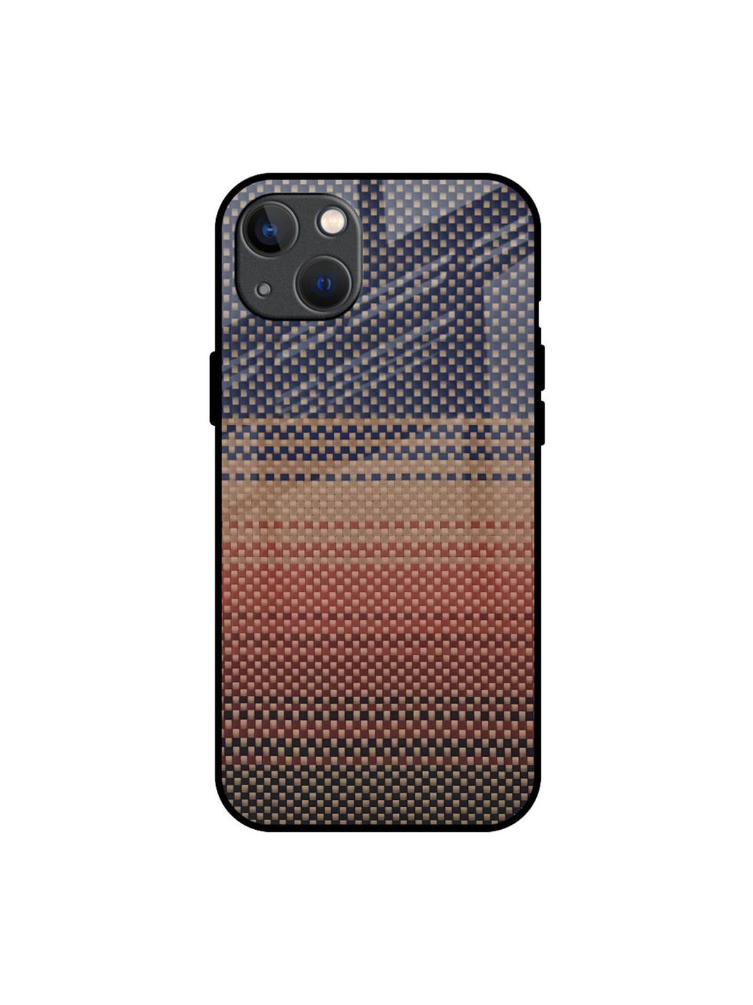 QRIOH Fiber Artistry Printed iPhone 13 Back Case