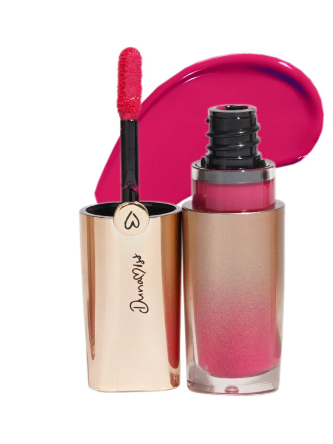 Dunamiss Cosmetics Glossy & Long Lasting Lip Oil- 3.8 ml- Rosita- Pink Paradise