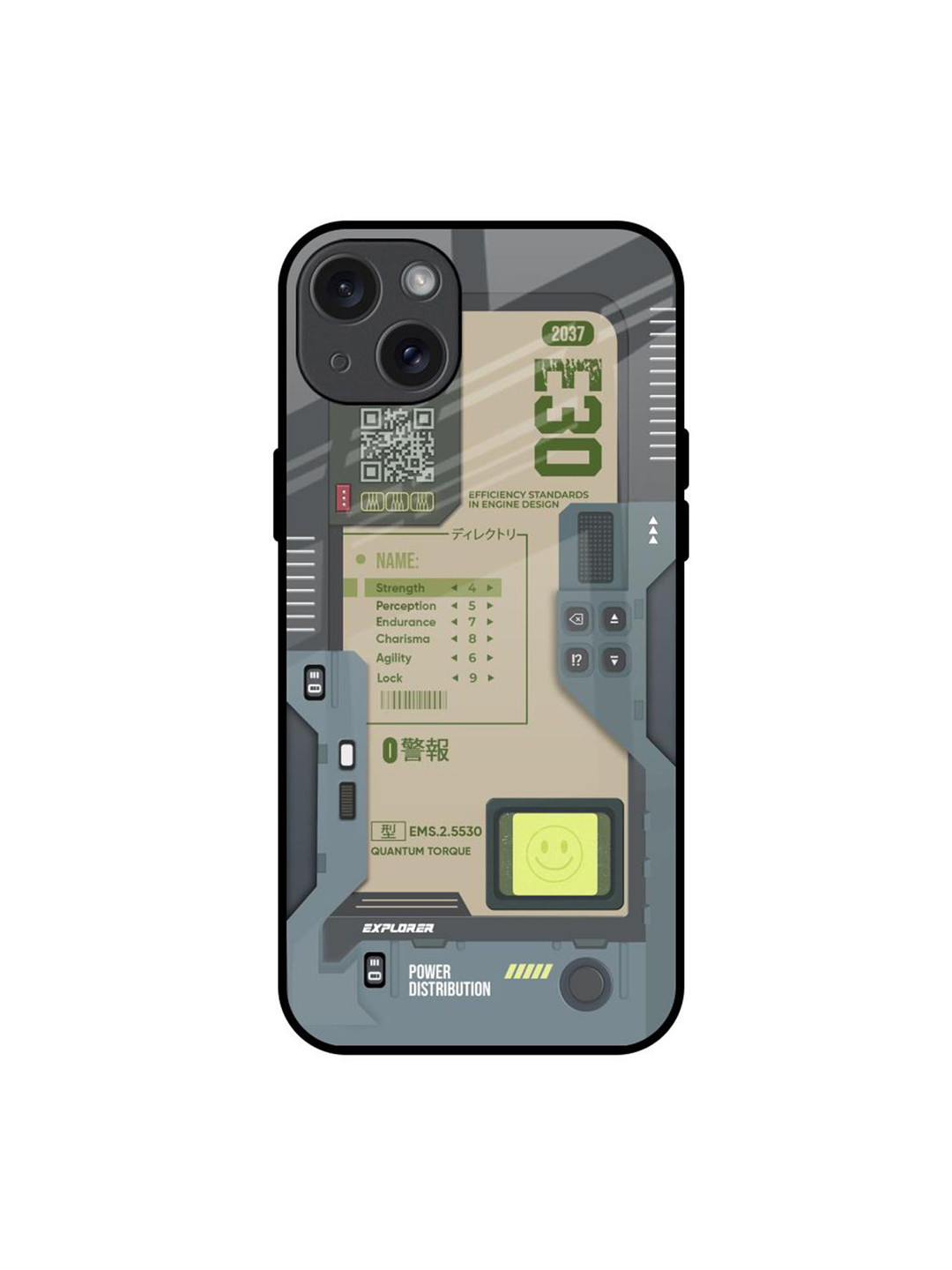 QRIOH Art Station Printed iPhone 15 Plus Back Case