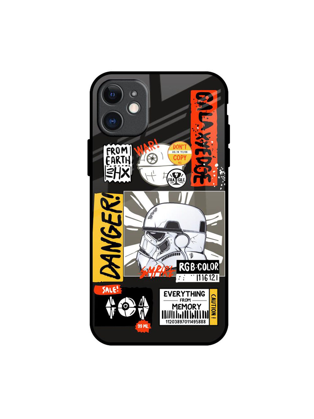 QRIOH Galaxy Edge Printed iPhone 11 Back Case