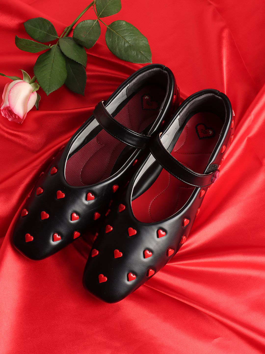 THE WHITE POLE Stylish Trending Block Heels Mule Bellies Sandal For Women And Girls