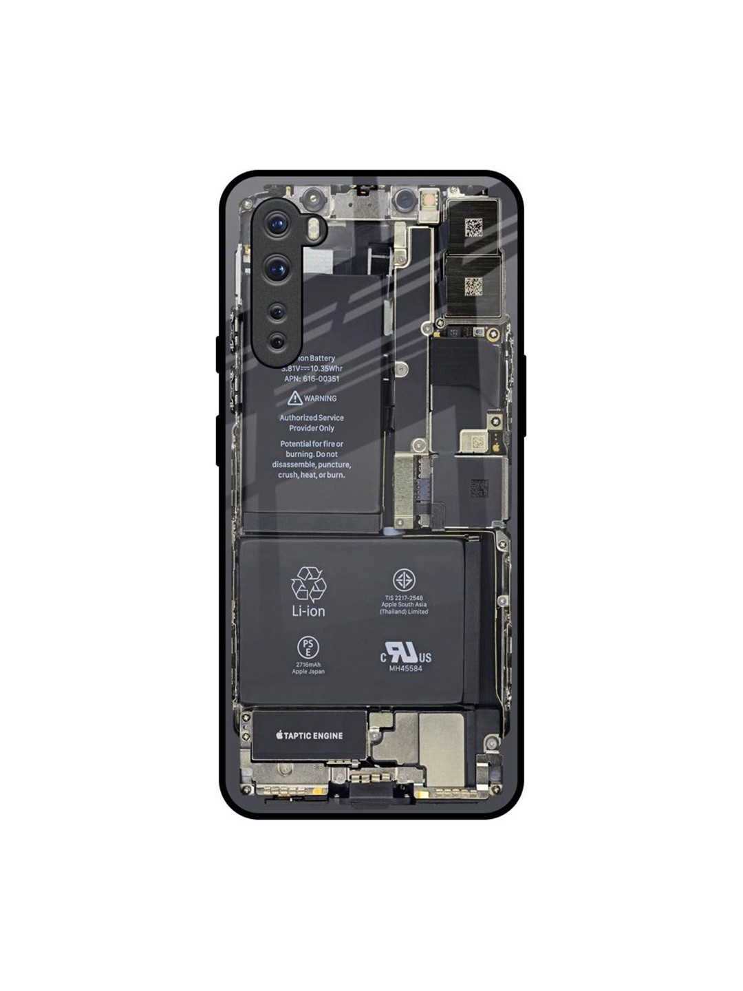 QRIOH Skeleton Inside Printed OnePlus Nord Back Case