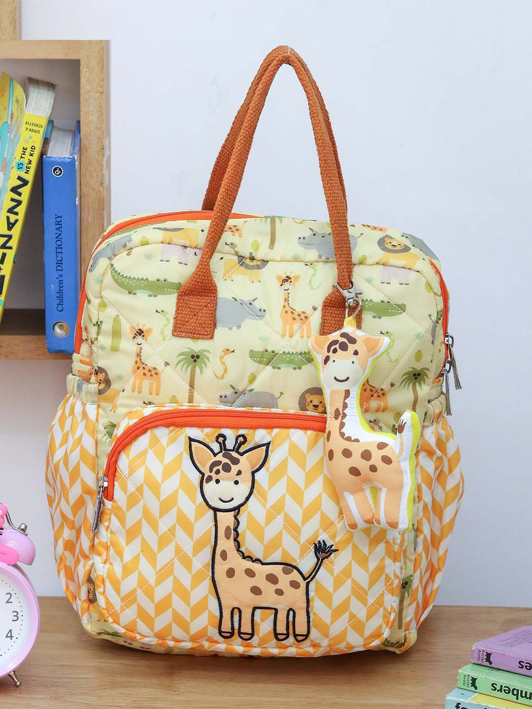 ROSADA Kids Animal Printed Durable Box Backpack