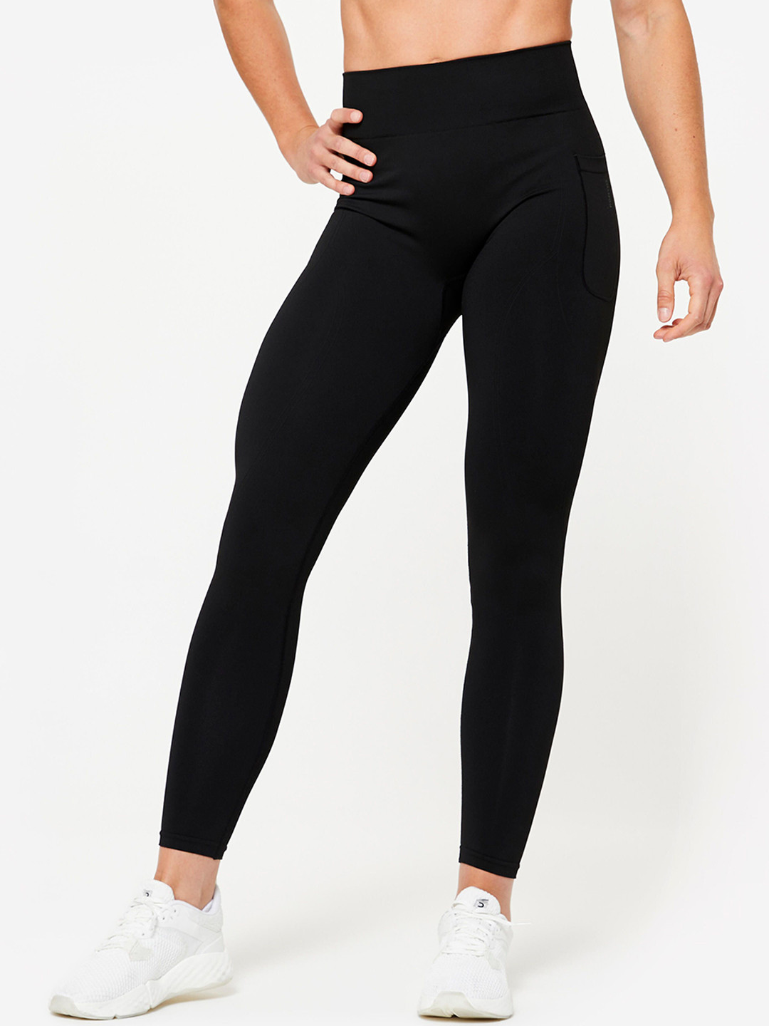 Decathlon DOMYOS - Women Push Up Effect Seamless Ankle Length Tights