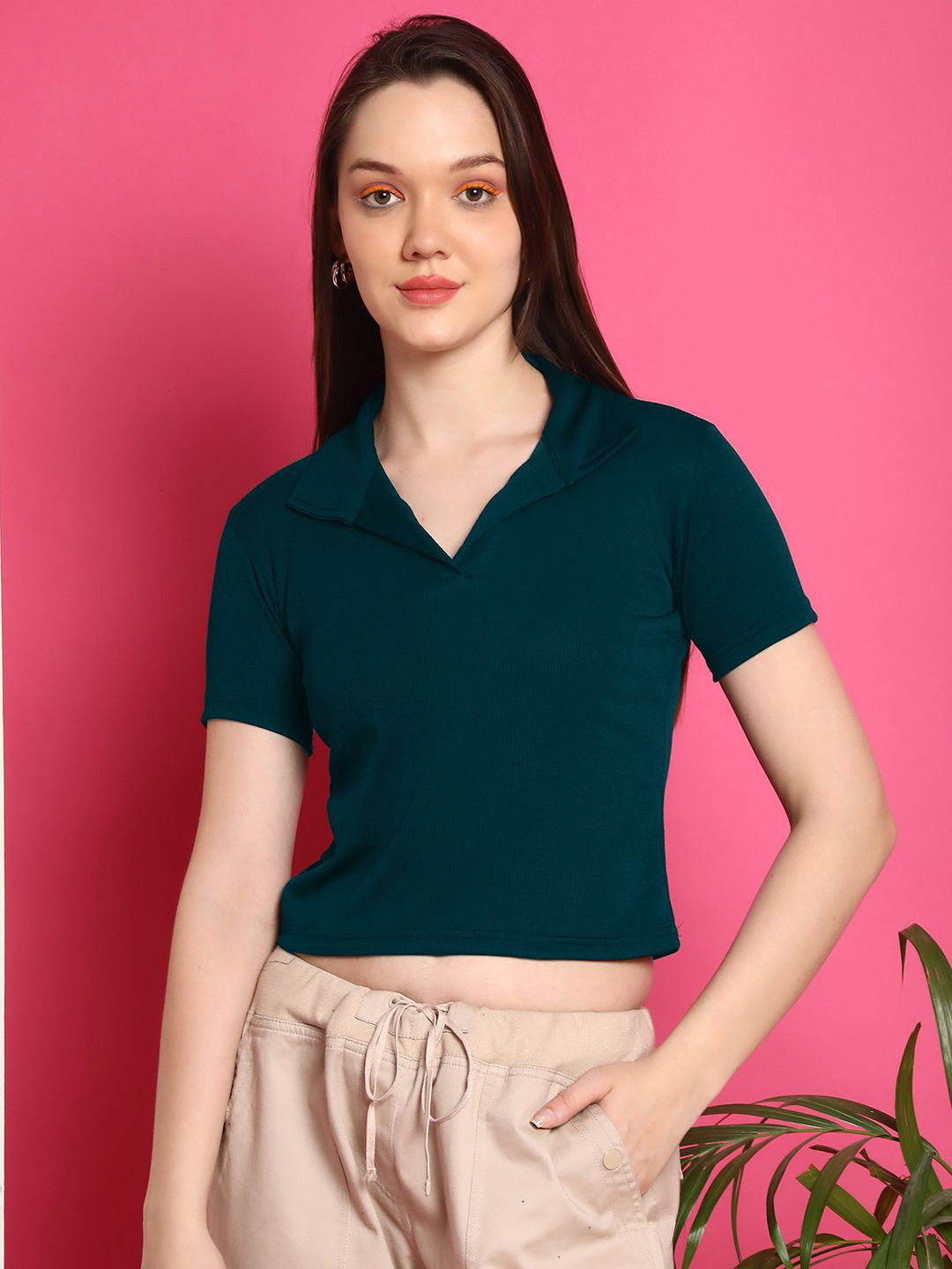 Tromko Applique Crop Top