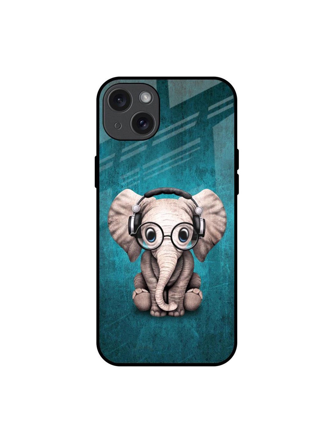 QRIOH Adorable Baby Elephant Printed iPhone 15 Plus Back Case