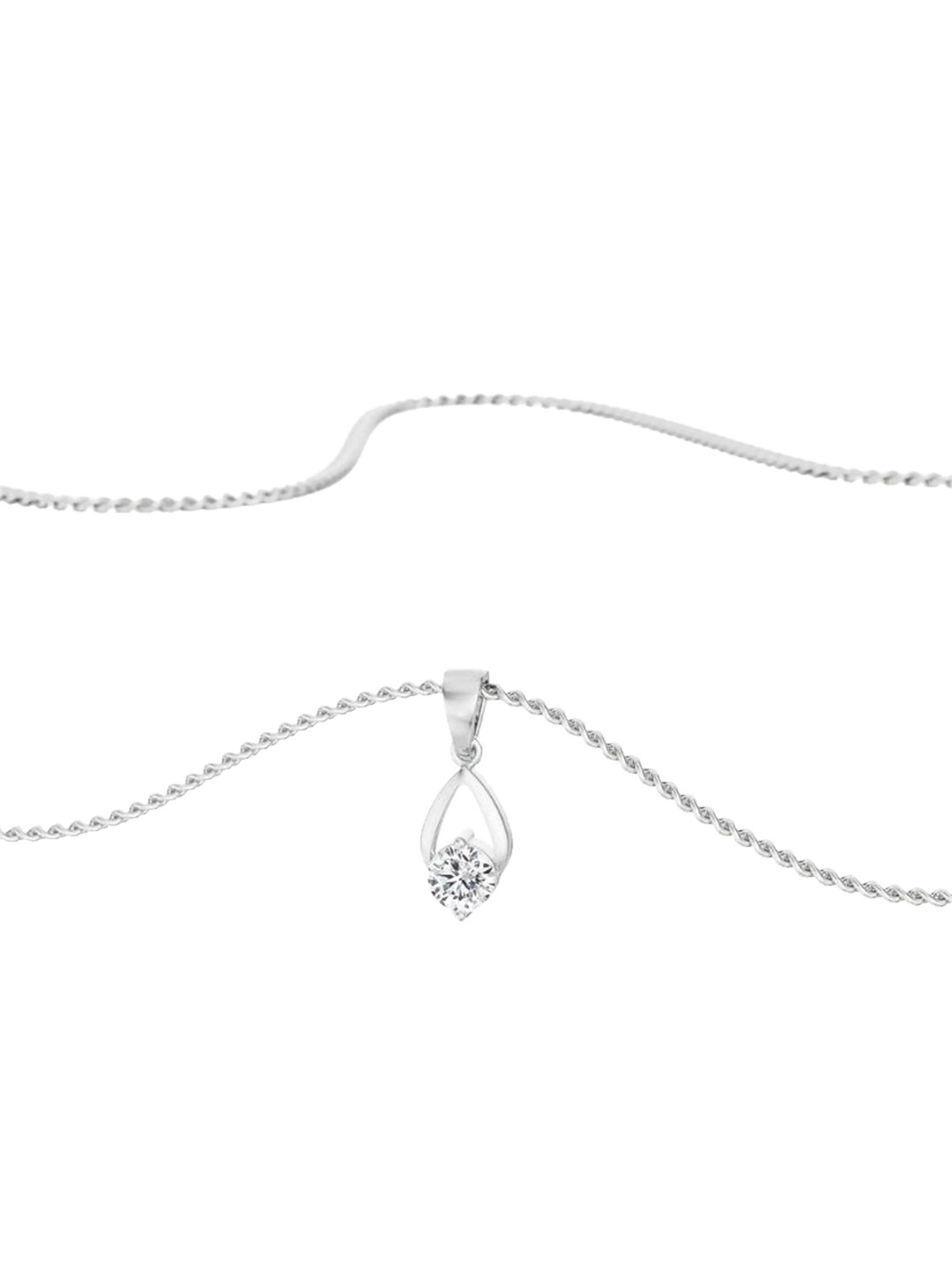 Emori ShimmeLab Diamond Ring Dainty Round Lab Diamond in 14KT Gold Pendant