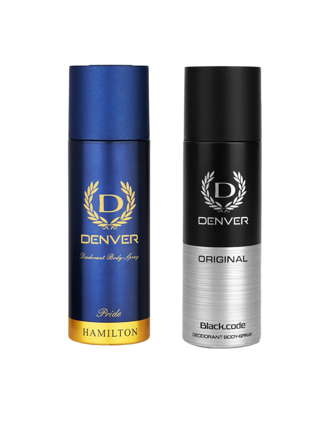 Denver Men Set of 2 Nano Body Deodorant Spray 50 ml each - Pride & Black.Code