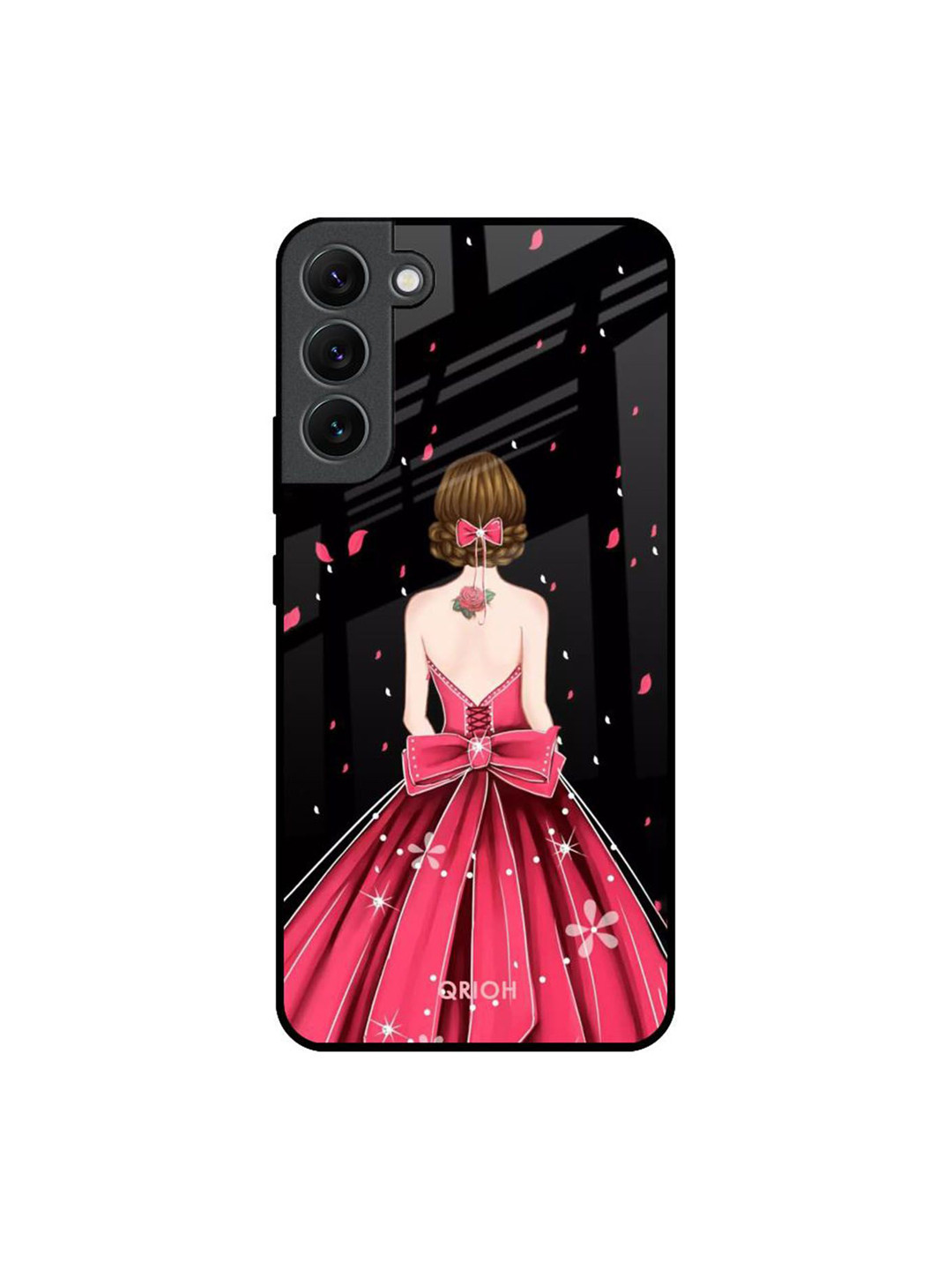 QRIOH Fashion Princess Printed Samsung Galaxy S22 Plus Back Case