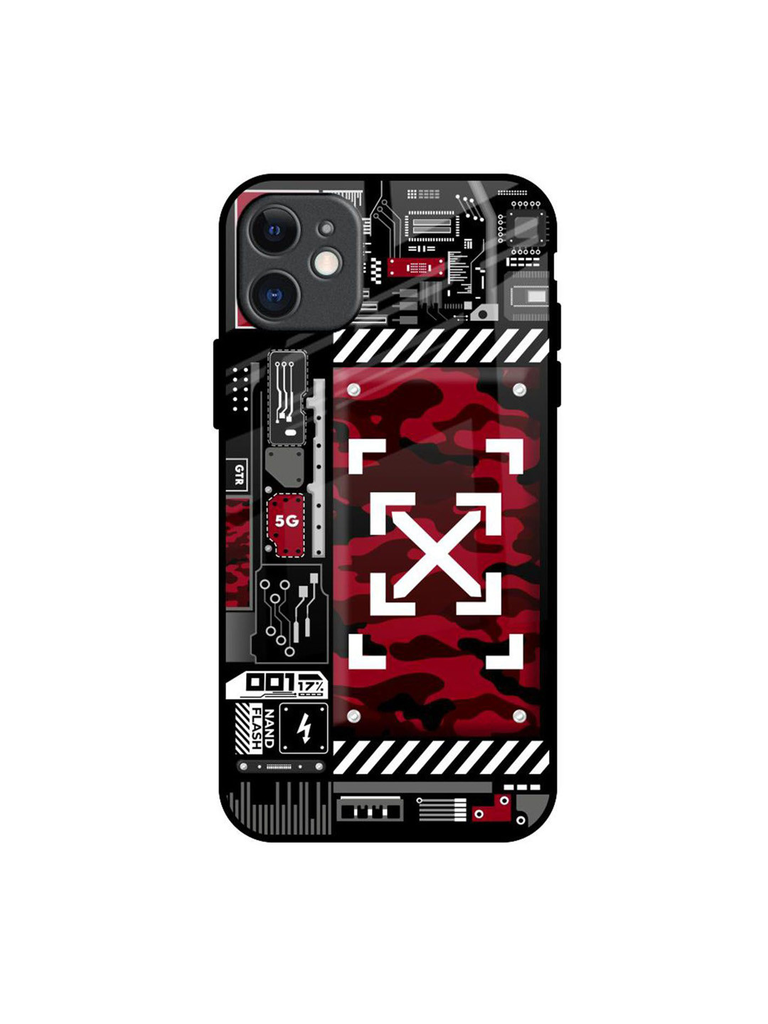 QRIOH Technology Art Printed iPhone 11 Back Case