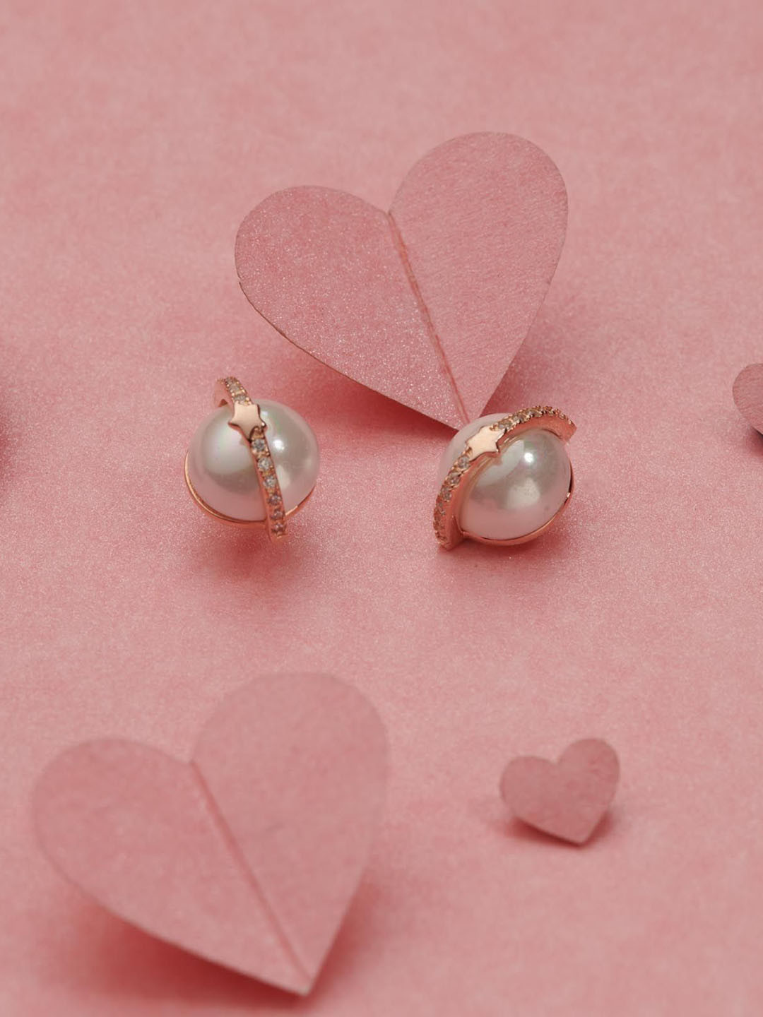 Gargi by P. N. Gadgil & Sons 925 Sterling Silver Artificial Pearls Beaded Studs