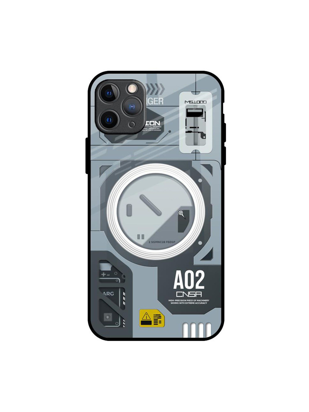 QRIOH Modern Technology Printed iPhone 11 Pro Max Back Case