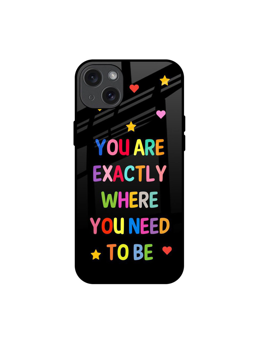 QRIOH Magical Words Printed iPhone 15 Plus Back Case