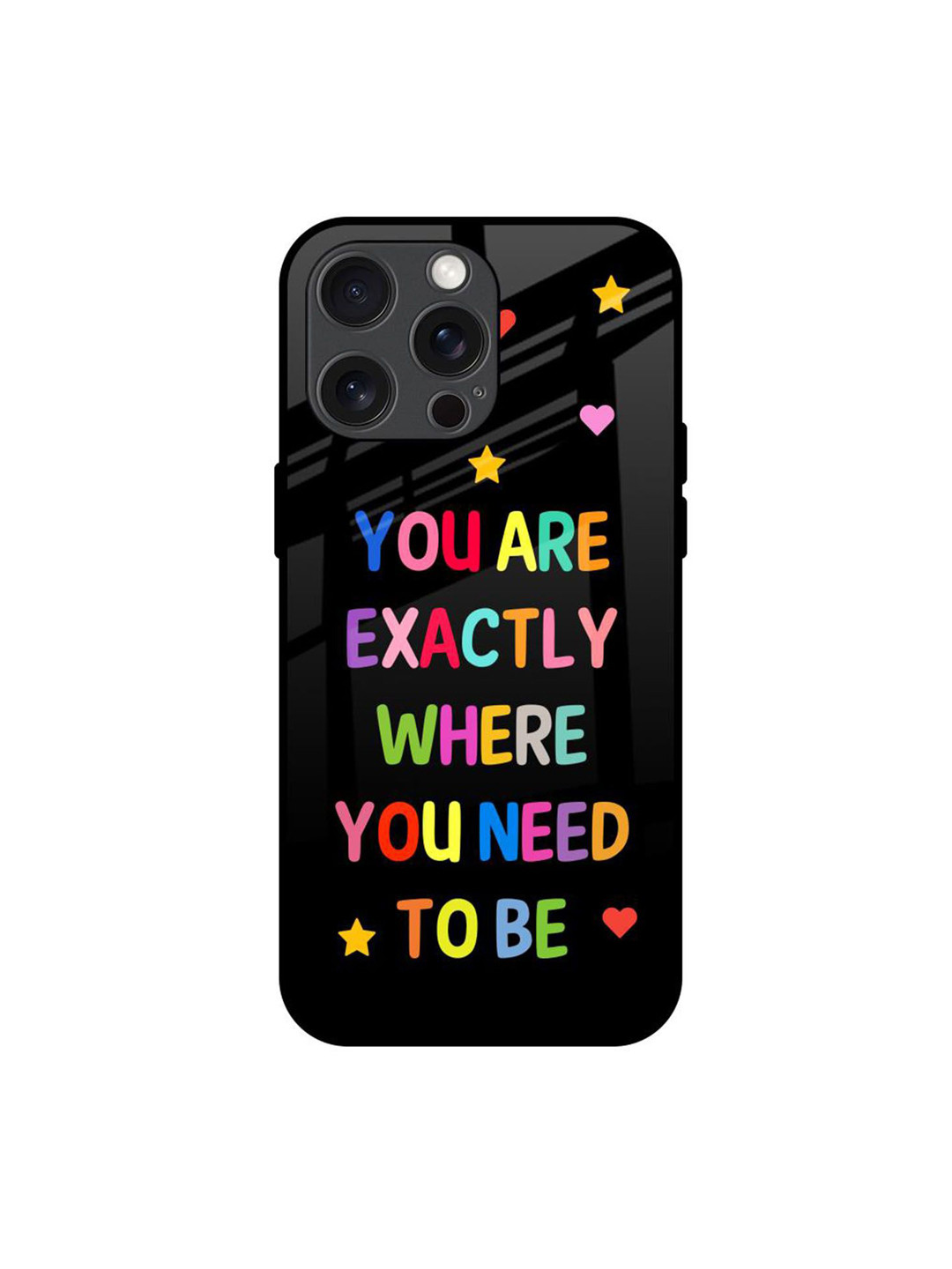 QRIOH Magical Words Printed iPhone 15 Pro Max Back Case