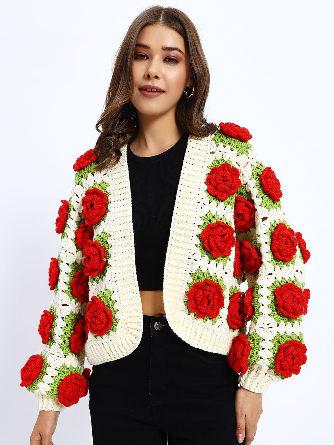 Sugercandy Women Floral Woollen