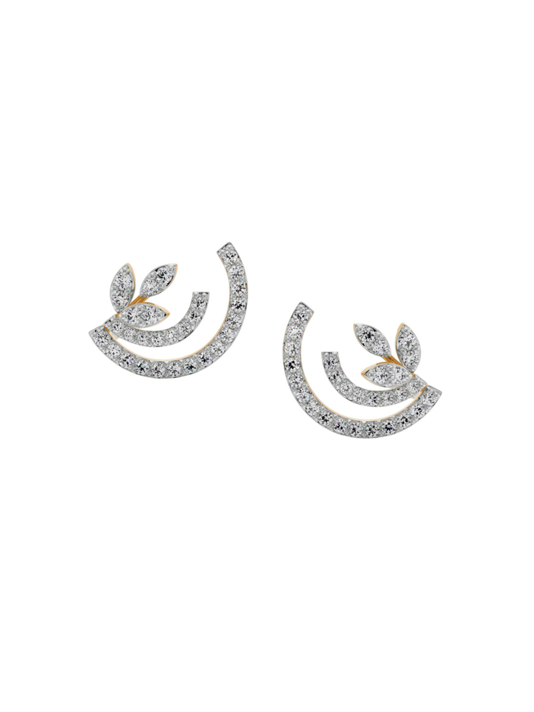 Emori Glamorous Lab Diamond Earring in 18KT Gold