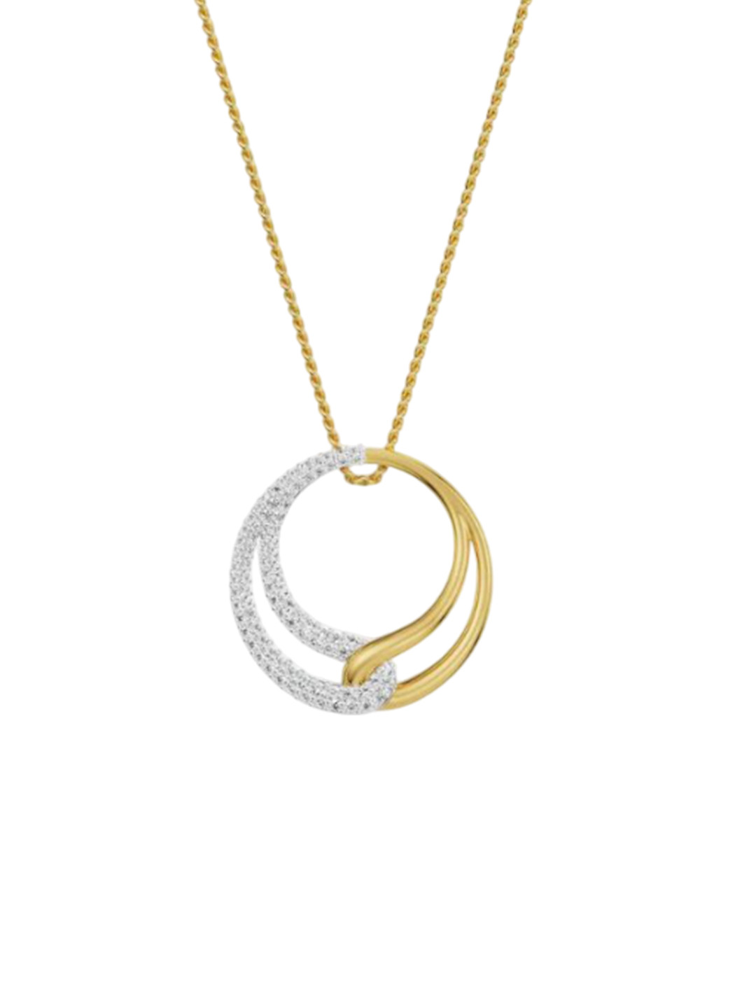 Emori Agastya Lab Diamond Pendant in 18KT Gold