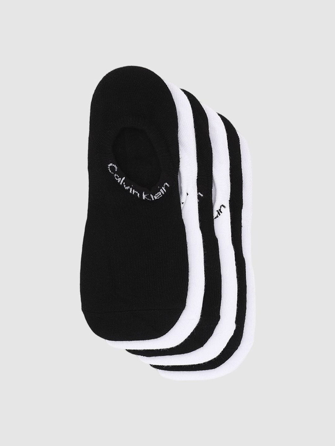 Calvin Klein Women Pack Of 6 Logo Patterned Shoe Liners Socks