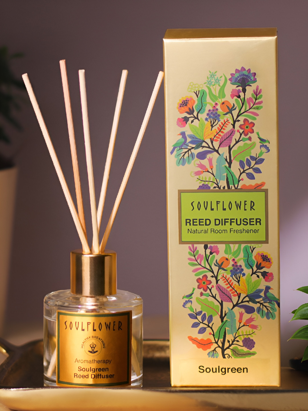 Soulflower Yellow Soulgreen Reed Diffuser 50 ml