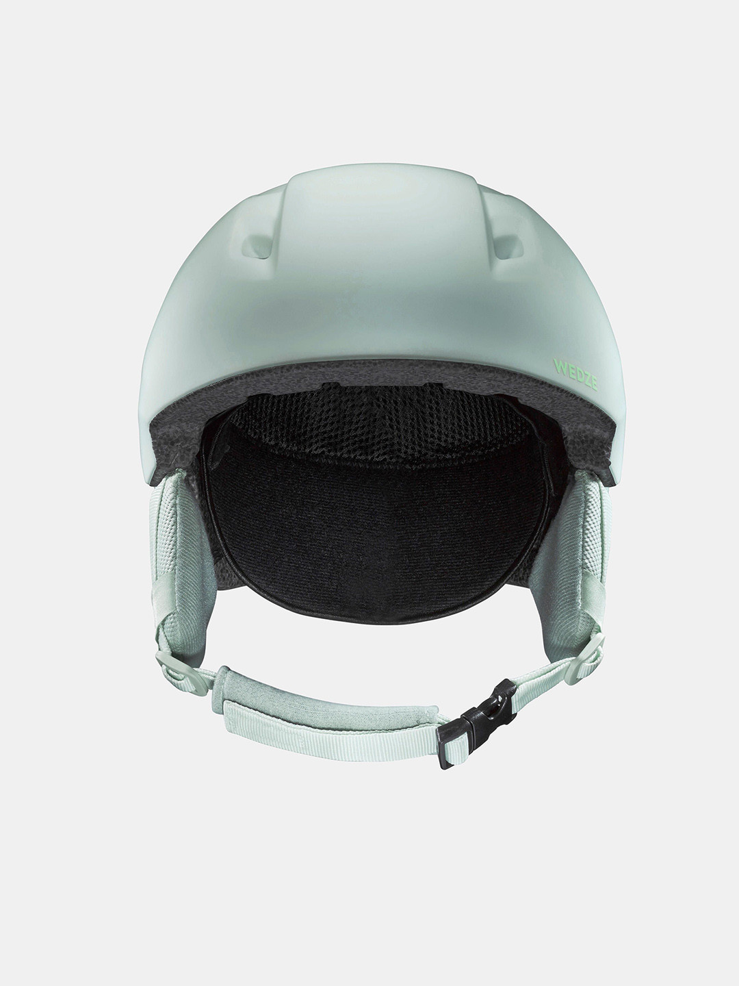 Decathlon WEDZE Adult Light Green Open Face Ski Helmet