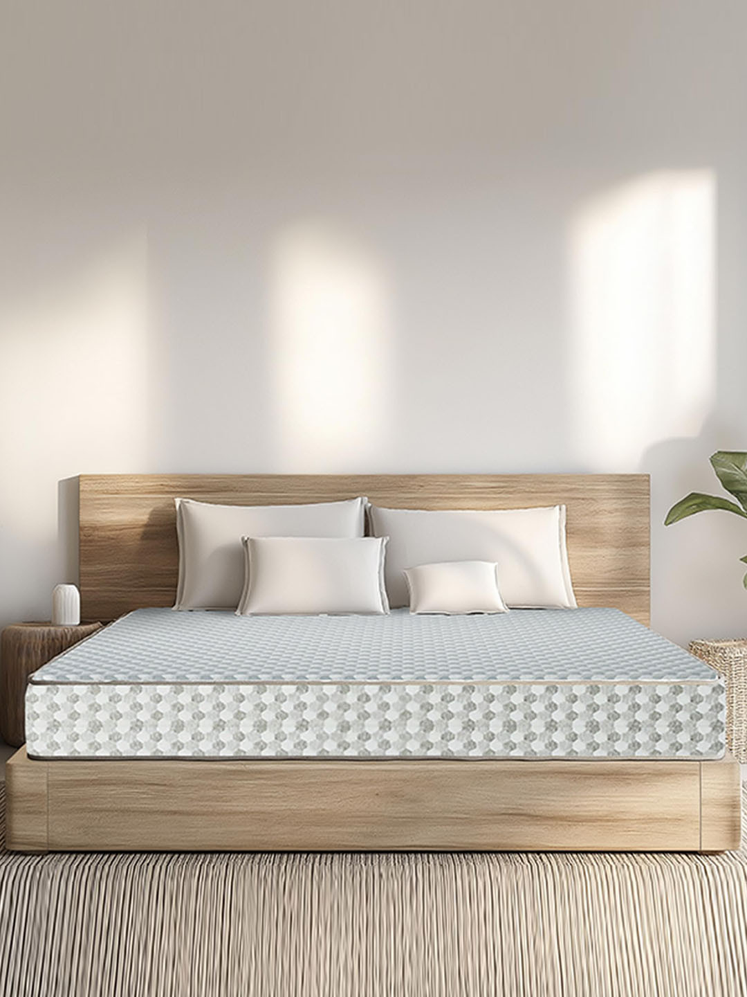 Sleepwell Dual Pro Profiled 5 inch Single PU Foam Mattress - 72 inch x 30 inch