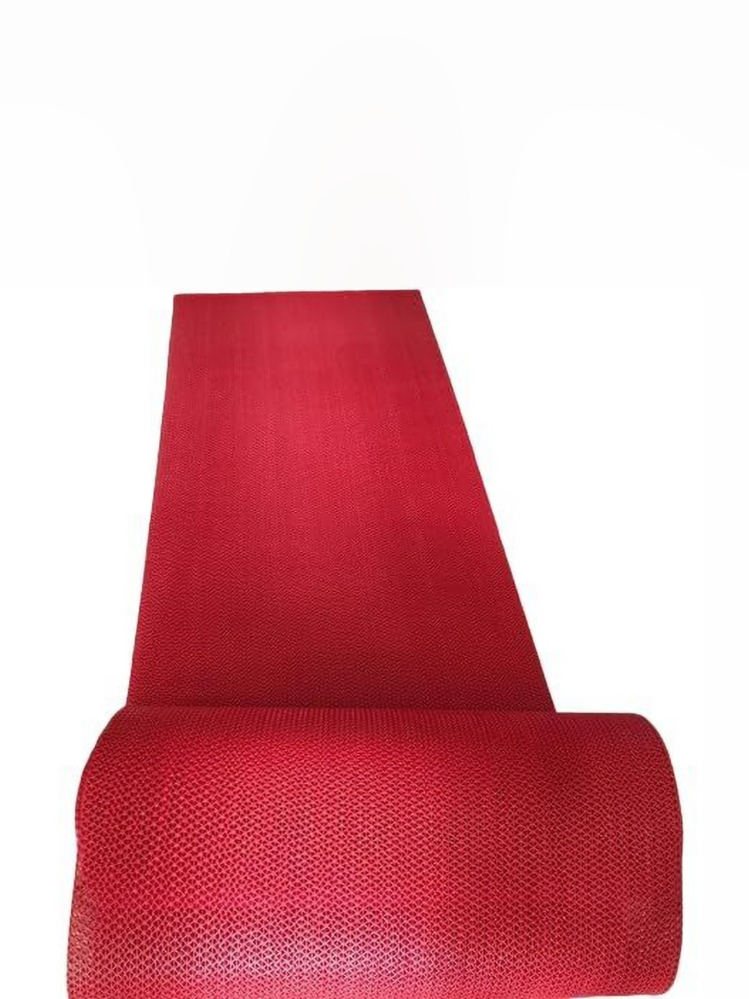 AMRO BEAUTILITY NEEDS Red Textured Anti-Skid Waterproof Floor Mats