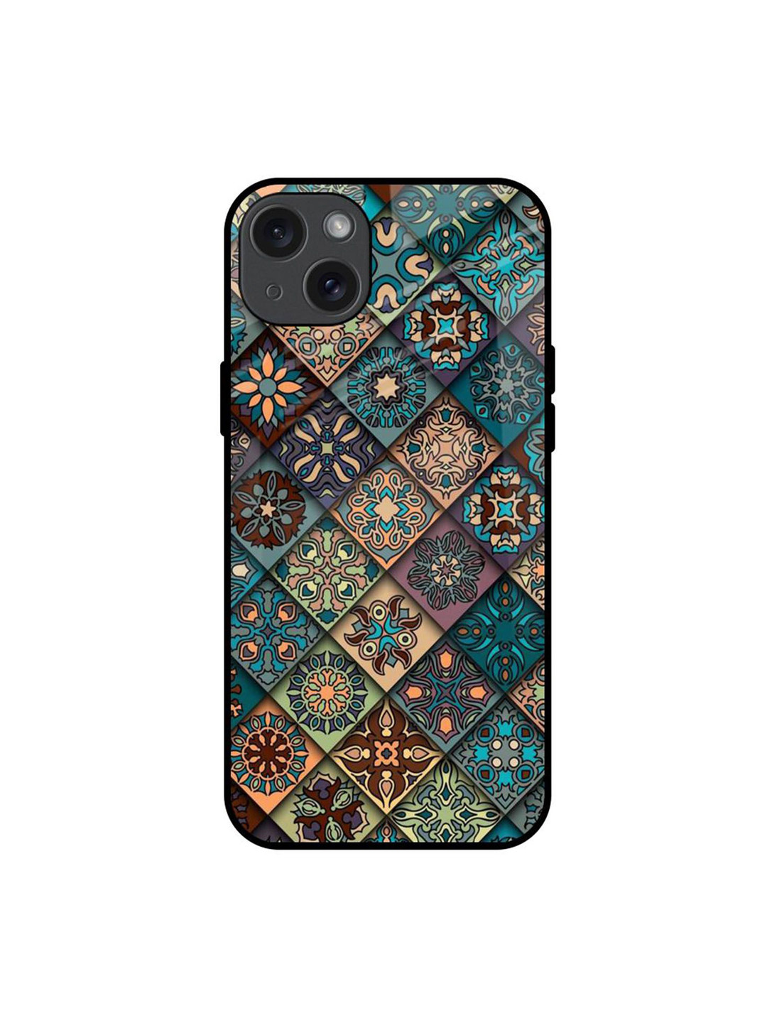 QRIOH Retro Art Printed iPhone 15 Plus Back Case