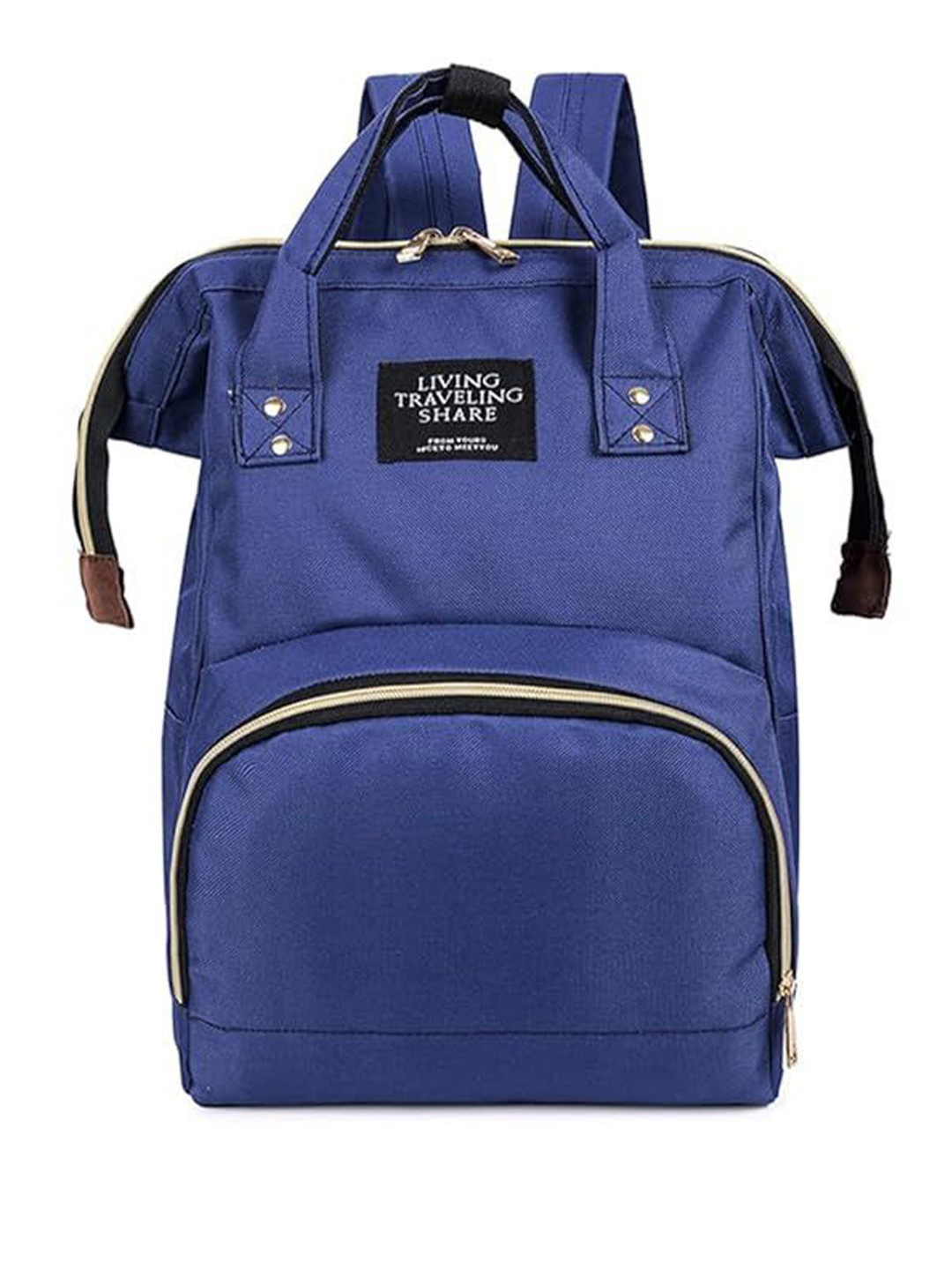 ANNA CREATIONS Unisex Non-Padded Shoulder Strap 2 Stash Pockets Backpack