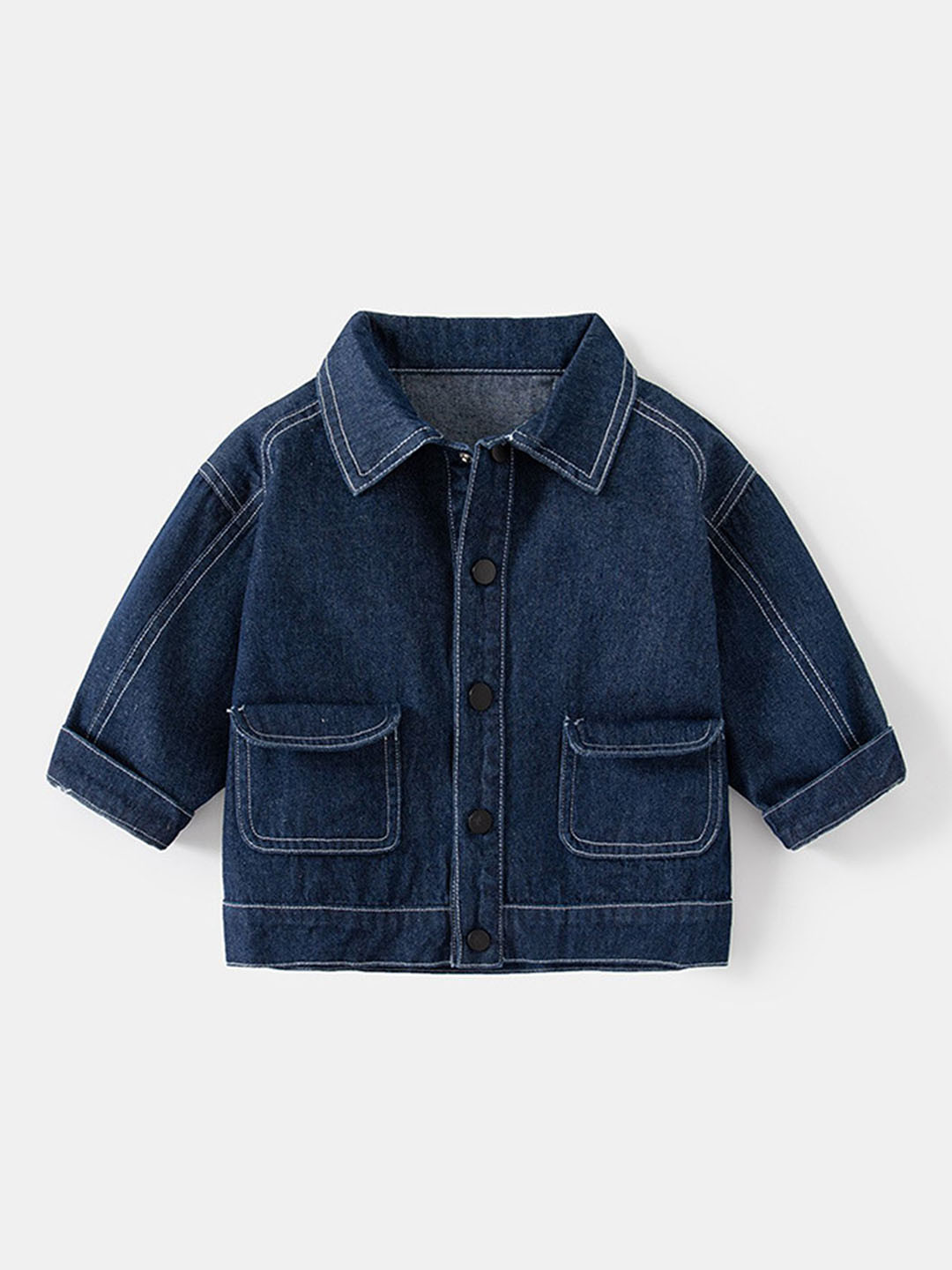 LULU & SKY Boys without Denim Jacket with Embroidered