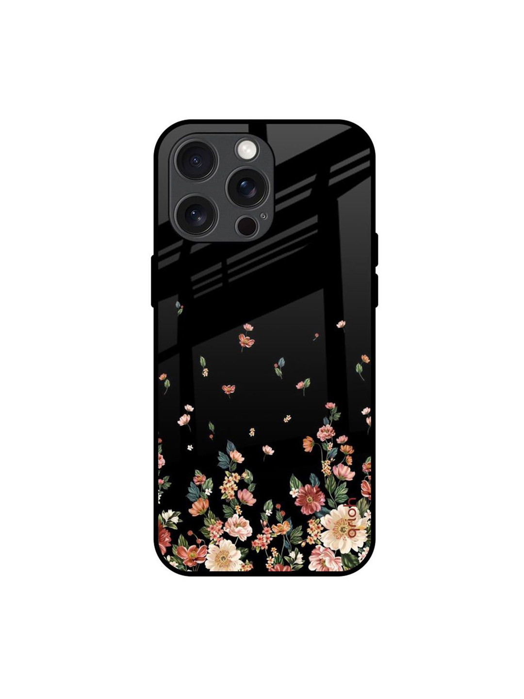 QRIOH Floating Floral Print Printed iPhone 15 Pro Max Back Case