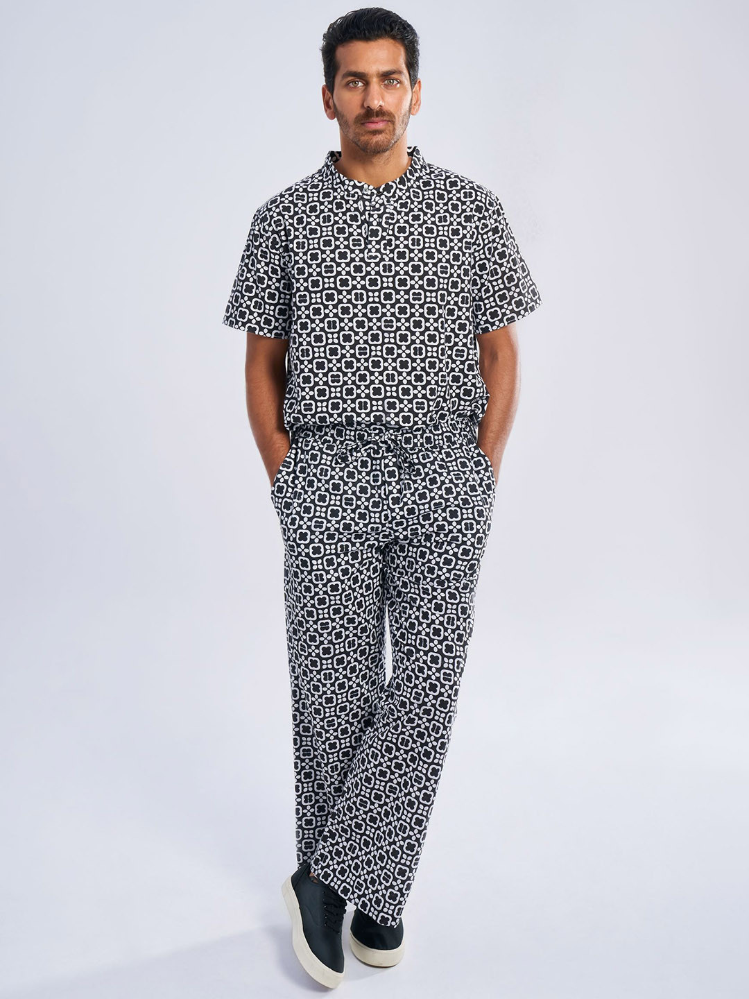 Terra Luna Men Animal Printed Trousers