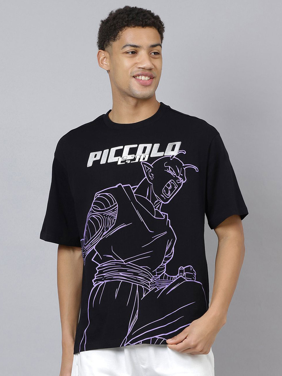 Free Authority Dragon Ball Z Anime Printed Oversized T-Shirt