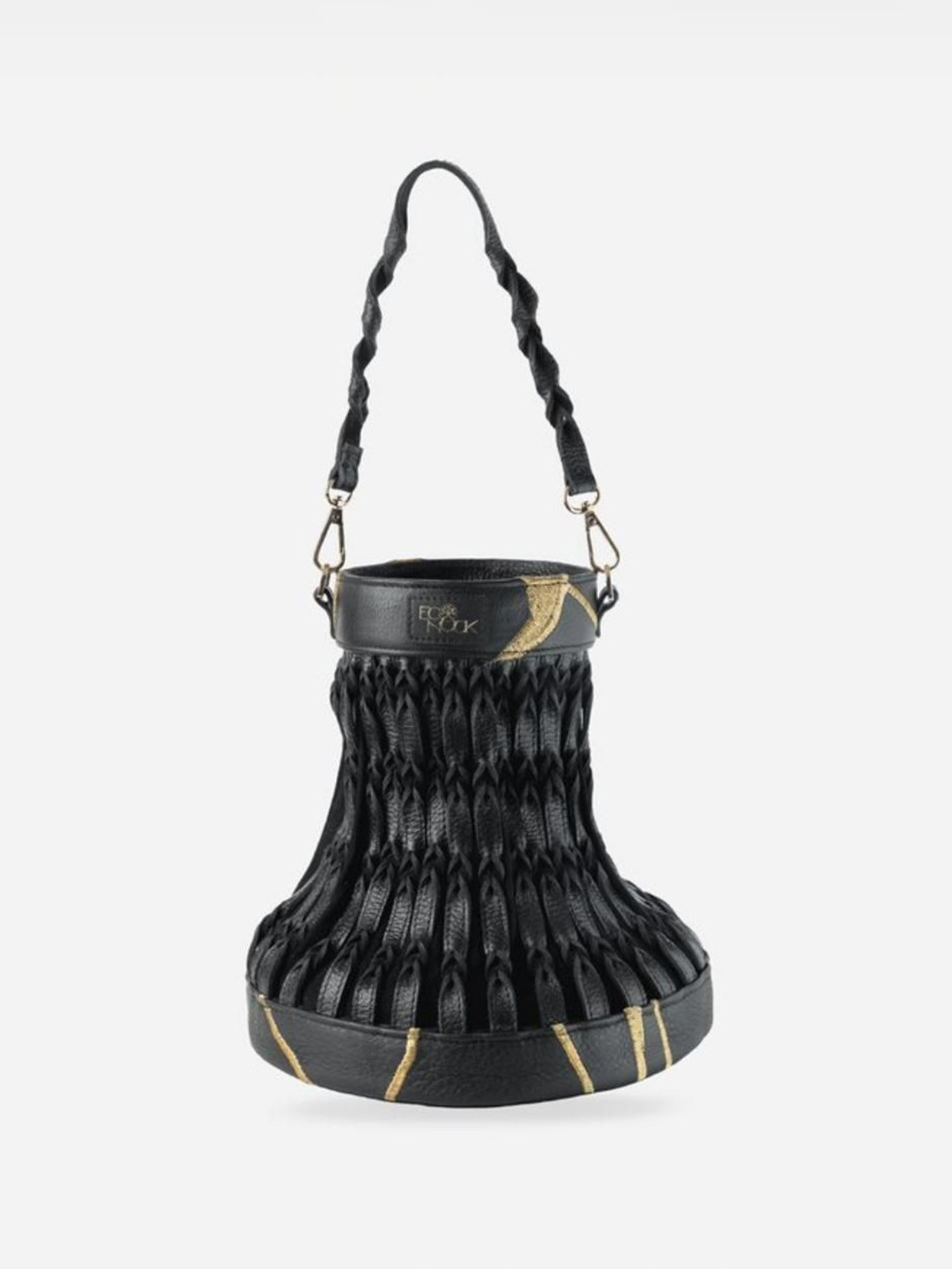 Econock Leather Bucket Handheld Bag