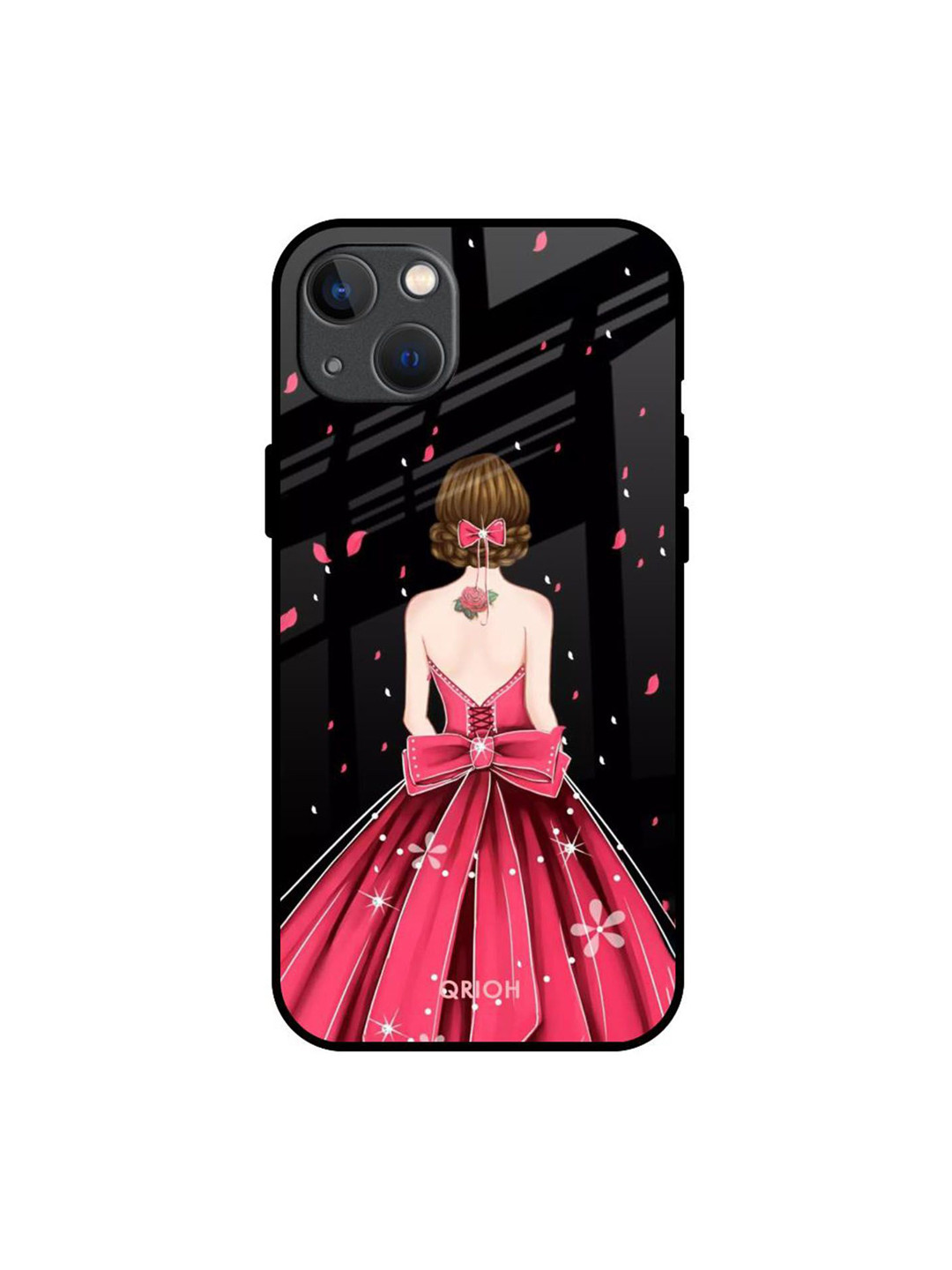 QRIOH Fashion Princess Printed iPhone 13 Back Case