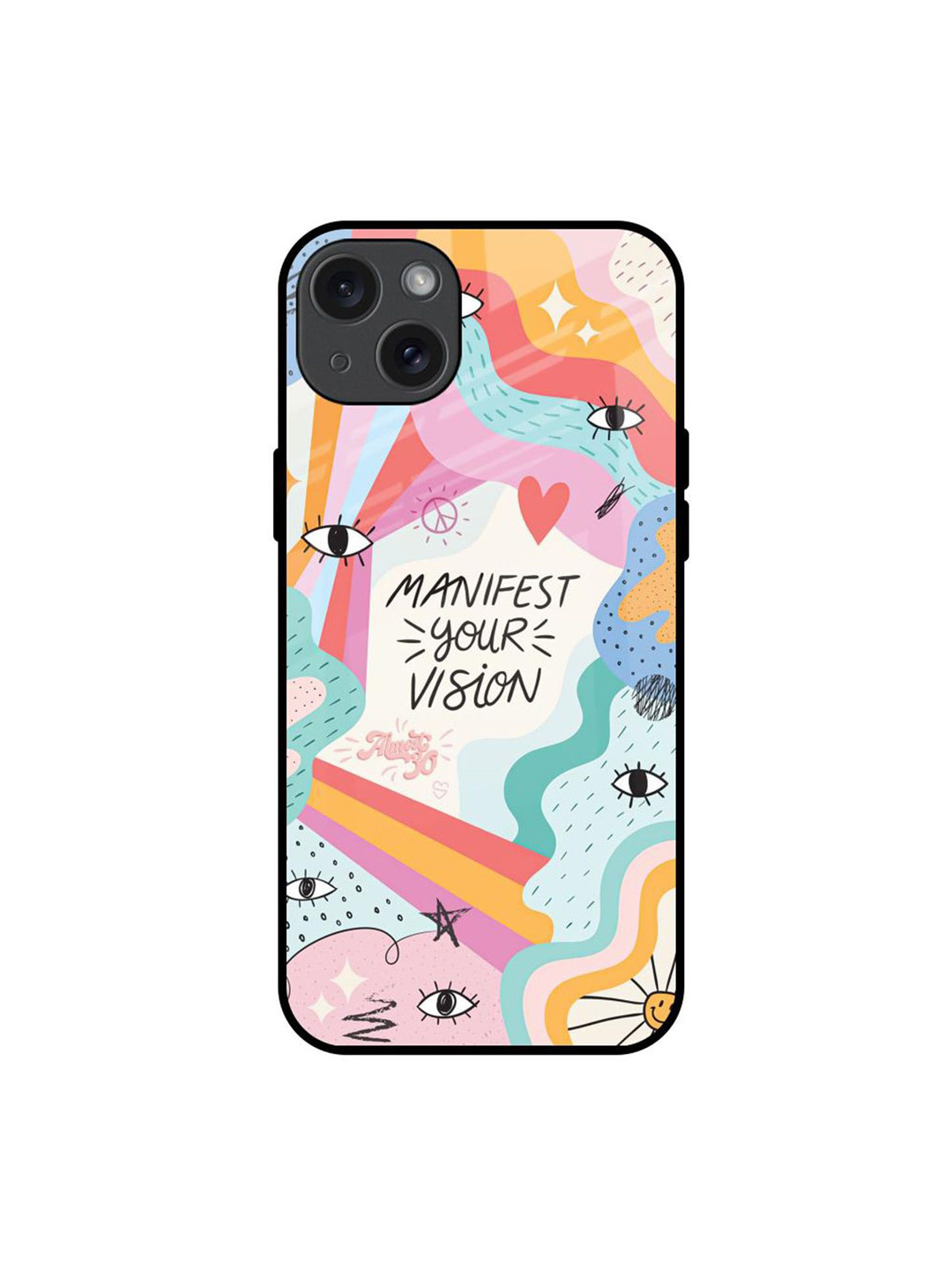 QRIOH Vision Manifest Printed iPhone 15 Plus Back Case