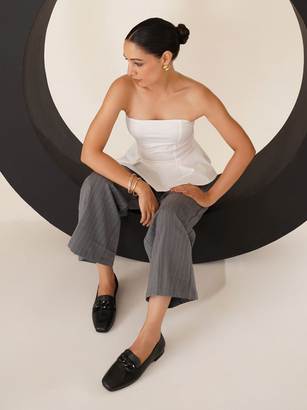 Peach Flores Women Jaime Leather Loafers