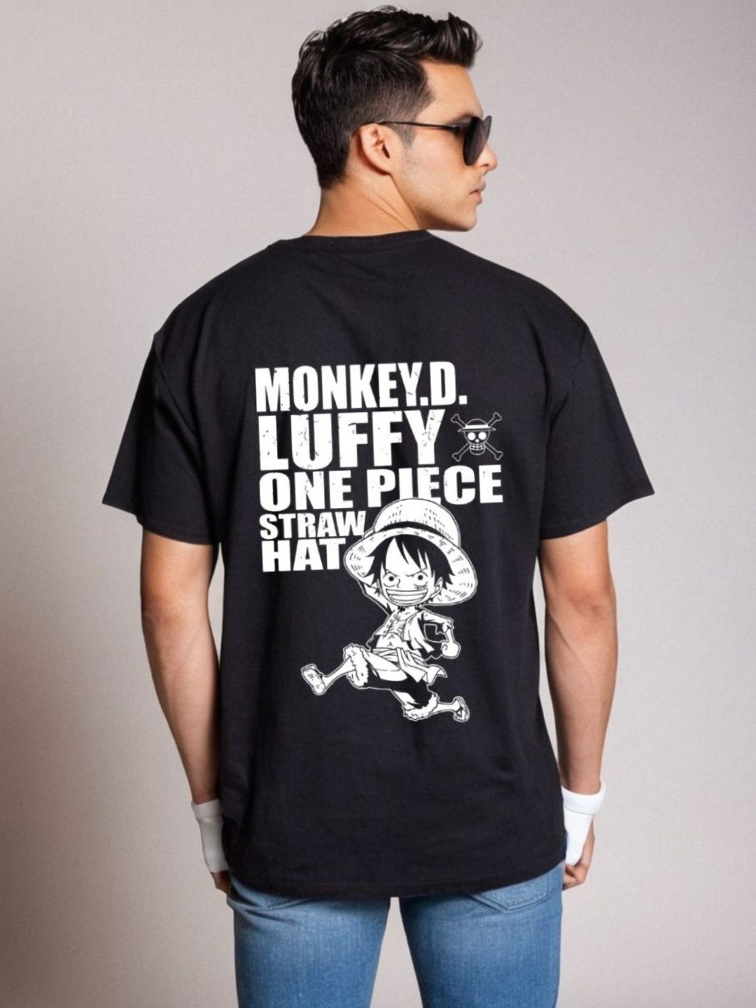 Be Crazy Men Graphic Printed Round Neck Cotton Oversized T-shirt