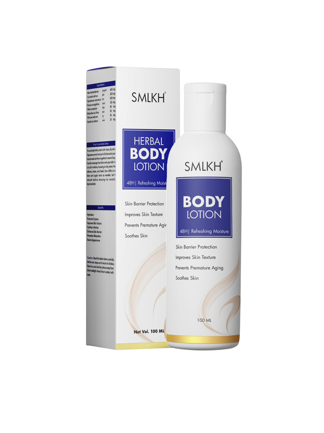 Smlkh Herbal Body Lotion For Skin Barrier Protection - 100 ml