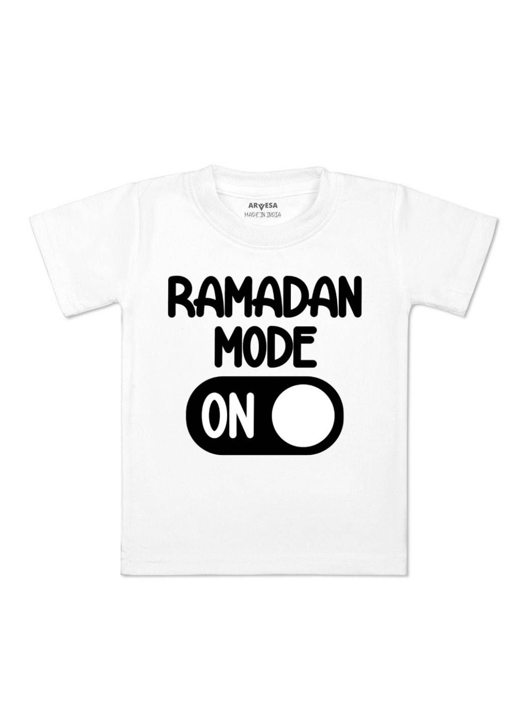 Arvesa Ramadan Mode On Printed Regular Fit Tshirt
