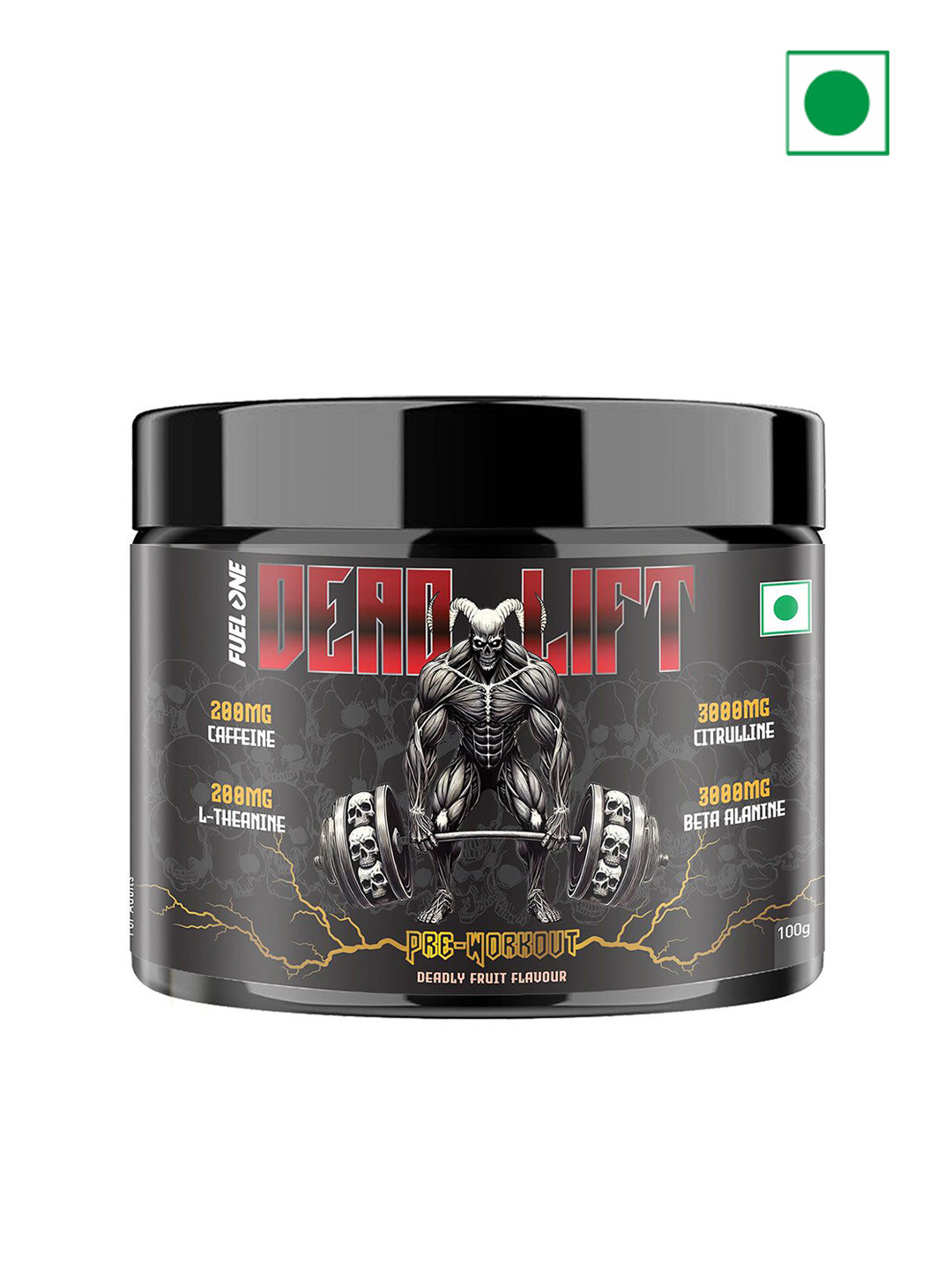 FUEL ONE Dead-Lift Pre Workout - Deadly Fruit - 100 g