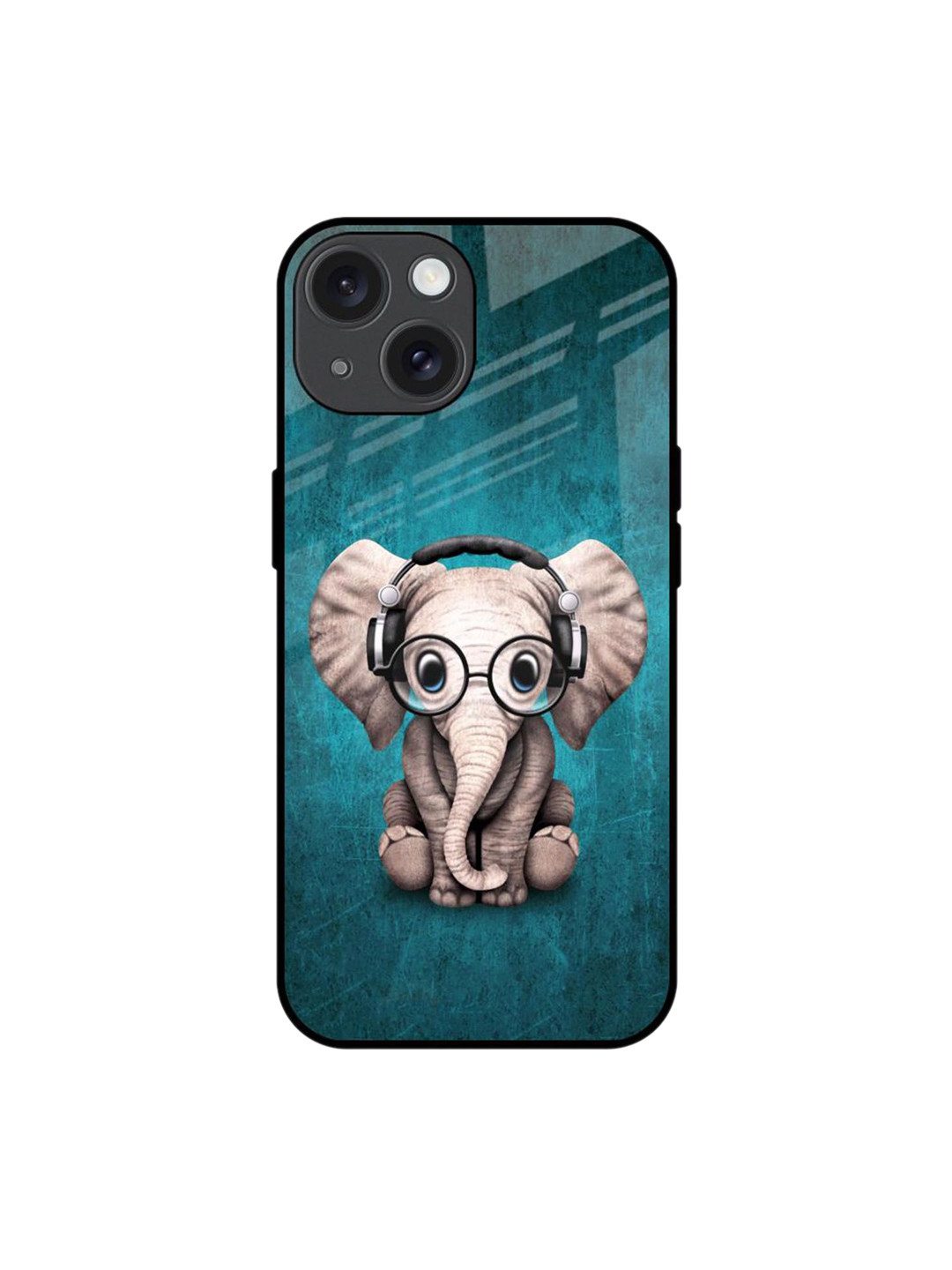 QRIOH Adorable Baby Elephant Printed iPhone 15 Back Case
