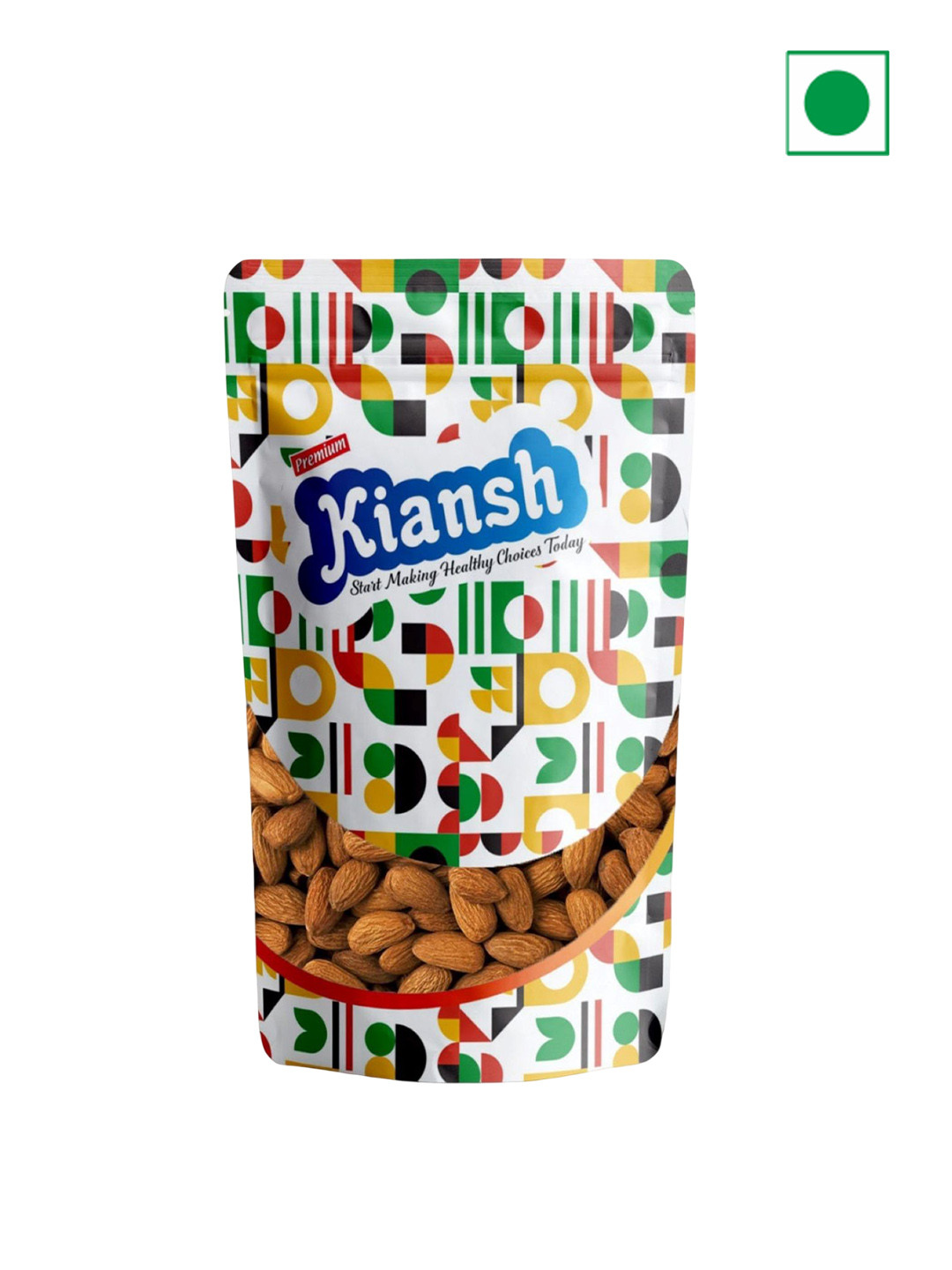 Kiansh Almonds Dried Fruits 200 Grams