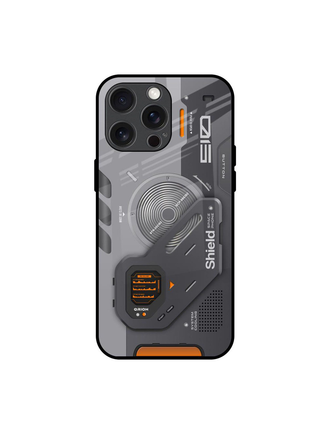 QRIOH Tech Lifestyle Printed iPhone 15 Pro Max Back Case